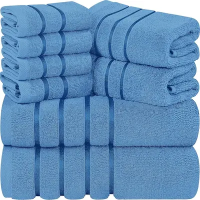 Reines Baumwoll-Sechs-teiliges Handtuchset - 9