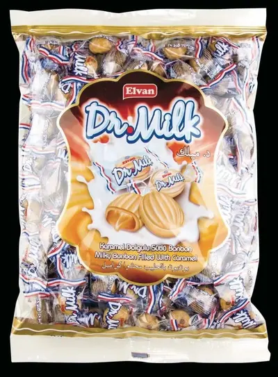 Elvan Fruit-Filled Milk Candy, Banana Mix, 1000 g - 11