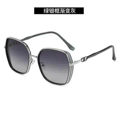 Polarized Women's Sunglasses for Large Faces, UV Protection, Fits Over Myopia Glasses - 10