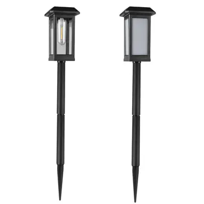 Outdoor Solar Small House Garden Lantern, Waterproof Ground Stake Light - 9