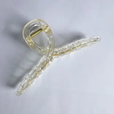 Große 13 cm Acryl-Haarspange aus hochwertigem Jelly in verschiedenen Farben für den Hinterkopf, Haiclip Haarspange Haarschmuck. - 8