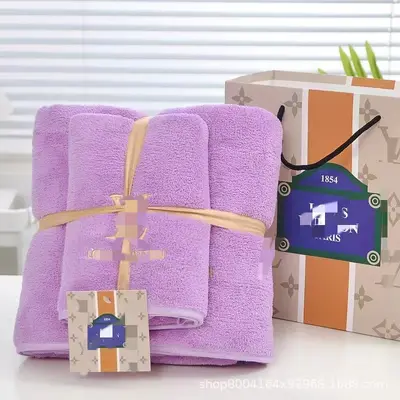 Korallenvelours-Badetuchset 2-teilig, schnelltrocknend, farbecht - 4