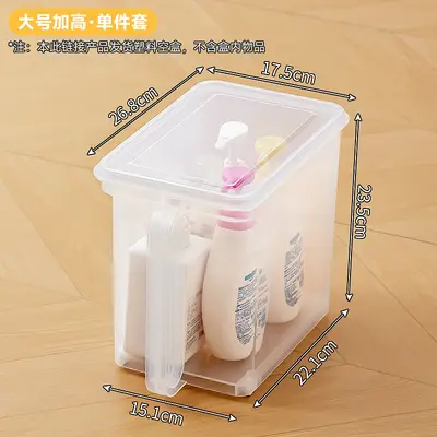 Kitchen storage box with wheels and handle - 9