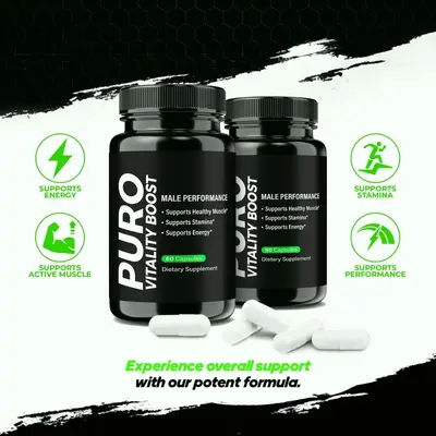 跨境现货热销品 男士活力提升补充剂 VITAITY BOOST 耐力表现胶囊