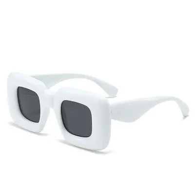 Quirky Thick-Frame Women's Sunglasses UV-Protection - 5