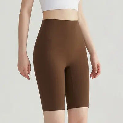 Lulu sıkı yoga şortu, kadın, çıplak his, karın toplayıcı, yüksek bel, kalça kaldırıcı - 9