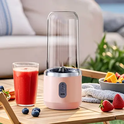 Tragbarer Mini-Saftbecher mit Mixer, grenzüberschreitender Bestseller, wiederaufladbarer Hochleistungs-Smoothie-Mixer, multifunktional mit Eiscrusher-Funktion