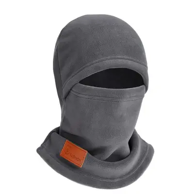 Herren-Winter-Radfahrer-Gesichtsmaske, Winddicht, Fleecegefüttert