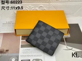 60223 Erkek Kısa Cüzdan Deri İki Katlı Ekose Desenli Çok Kartlık - 7