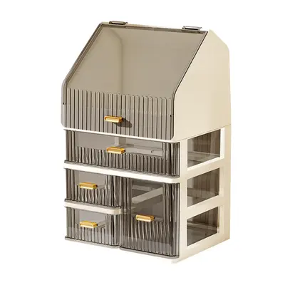 Vanity organizer with lipstick drawer, dustproof