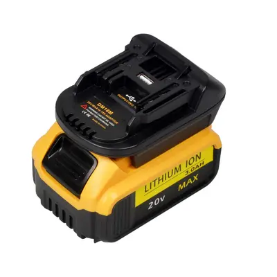 Lityum Pil Adaptörü DM18M BS18MT BPS18M İçin Ahşap Alet Dönüştürücü - 7
