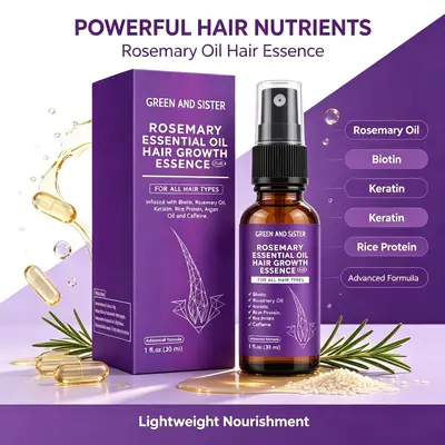 Pflanzliches Haar-Essence-Spray mit komplexer Formel