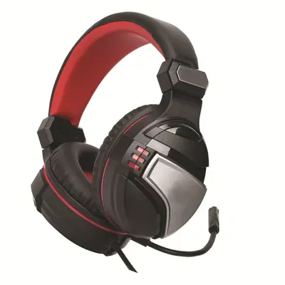 Dier Wired Gaming Headset, Steel Over-Ear with Mic