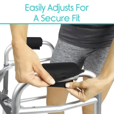 Portable Armrest Pad Cover for Walker and Wheelchair