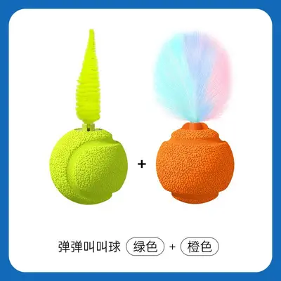 Automatic Dog Walking Ball, Chew-Resistant Bouncing Dog Toy for Medium and Large Dogs - 10