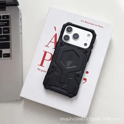 Apple iPhone 16 Pro Max İçin Elmas Desenli Manyetik Telefon Kılıfı - 12