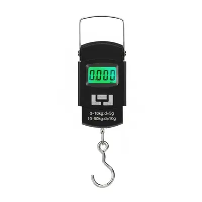 Üretici toptan el tipi elektronik terazi sebze tartısı balık tutma tartısı 50kg bagaj tartısı elektronik askılı tartı A08 el tipi tartı - 6