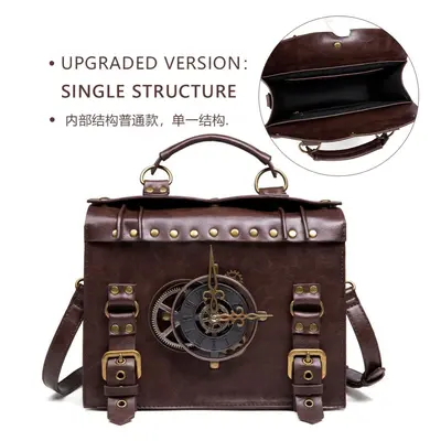 Women's Single Shoulder Crossbody Bag, Punk Retro Style, 2026 - 7