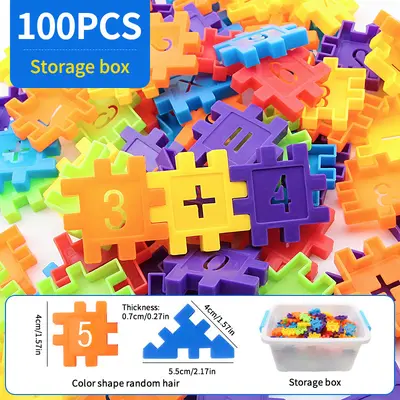 Yapı blokları oyuncak, 3-6 yaş puzzle ev - 9