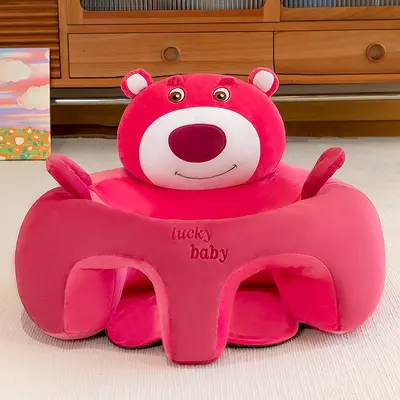 Baby Learning-to-Sit Plush Sofa with Anti-Fall Backrest - 7