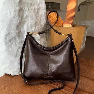 Women's Retro Small Square Shoulder Bag, Lightweight Crossbody Commuter Bag - 9