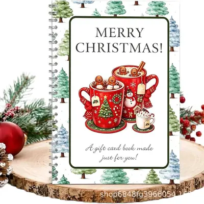 Christmas Gift Card Book Noel Hediye Kartı Albümü, Bayram Hediye Kart Kitabı - 9