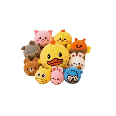 Yellow Duck Squeaky Plush Dog Toy, Durable and Chew-Resistant - 6