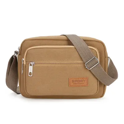 Nylon Women's Crossbody Bag, Large Capacity Small Square Design - 6