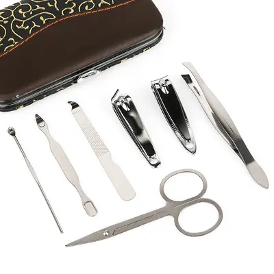 7-Piece Nail Clipper Set, Travel Portable Manicure Kit