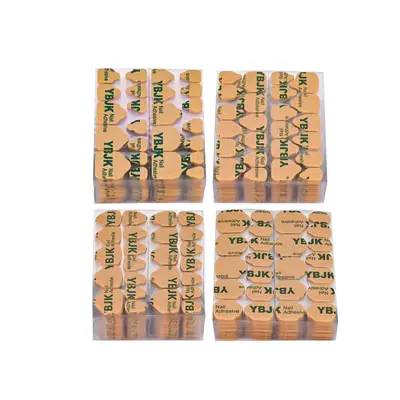 Press-On Nail Jelly Glue, 24 Pcs, Full Size, Ultra-Thin Waterproof Double-Sided