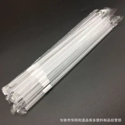 Tek Kullanımlık Kıvrımlı Pipet, 100 Adet, Bireysel Ambalajlı
