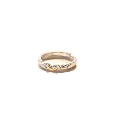 Sun and Moon couple rings, adjustable - 5