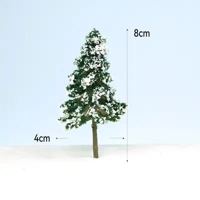 Mini Handmade Cedar Wood Architectural Sand Table Model - 9