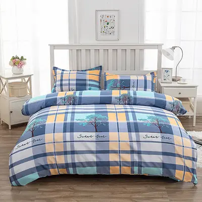 Brushed bedding single piece bedding set wholesale dormitory top and bottom sheets double bedding pillowcase bulk special treatment - 13