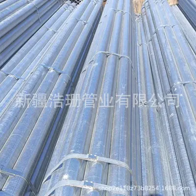 Q235B Galvanized Welded Round Steel Pipe for Construction, In Stock