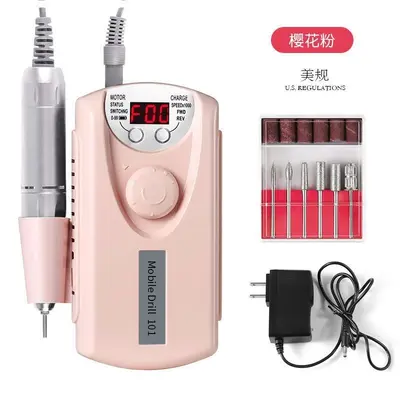 Rechargeable 101 nail polisher nail polishing pen nail buffer nail file electric nail polisher LED - 8