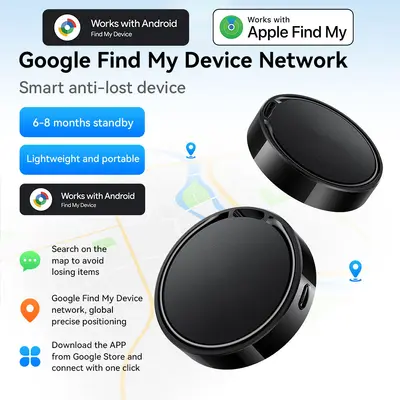 Anahtar takip cihazı Apple Android uyumlu, Bluetooth anti-kayıp, çift sistem