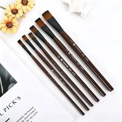 Sakura naylon yağlıboya fırçası seti, 6 parça, 820 numarası - 4