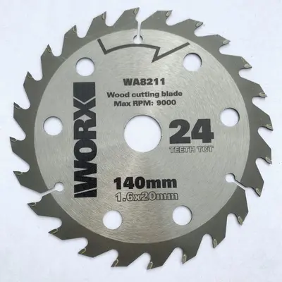 WU533 WU535 Compatible Woodworking Circular Saw Blade 24 Teeth 125mm 140mm - 11