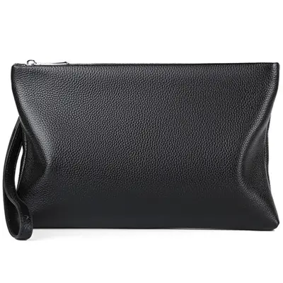 Men's Genuine Leather Clutch, Soft Leather, Large Capacity - 6
