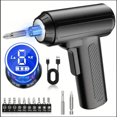 Xiaomi Home Electric Drill Cordless Multi-function Screwdriver Bit Set Mini Lithium-ion Screwdriver Power Tool Kit