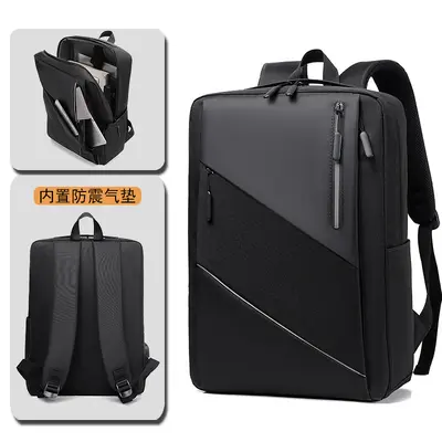Cross-border business backpack for men, fashionable casual waterproof laptop backpack, high-end large capacity school bag for men, customizable - 9