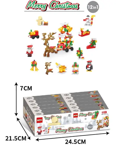 Small Building Blocks in Box, Educational Toy with Small Parts for Kindergarten - 7
