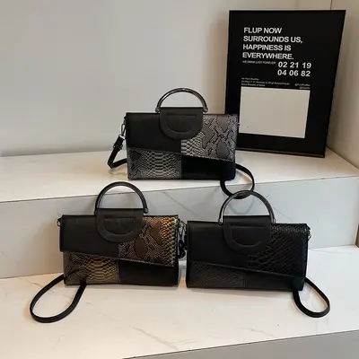 Women's Crossbody Bag Niche Design Retro Small Square Bag - 1