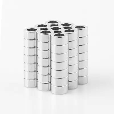 Countersunk Neodymium Magnet, Disc and Square, Strong