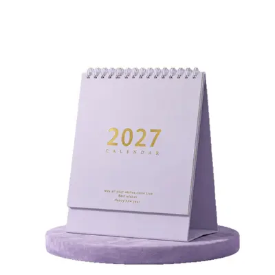 2027 Masa Takvimi, Minimalist Morandi Tarzı Planlayıcı