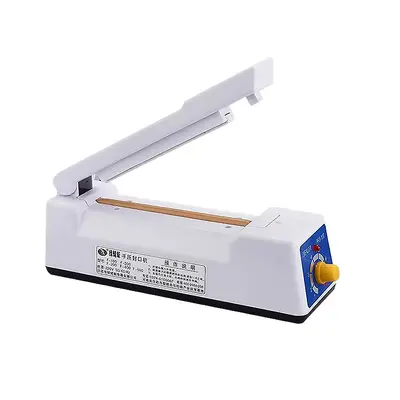 Hand Press Plastic Sealing Machine, Models 100, 200, 300, for Food Film Bags - 7