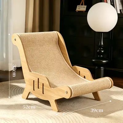 Extra Large Sisal Cat Scratching Board, Durable, Claw Sharpener and Bed - 9
