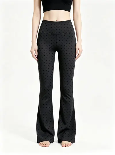 High-Waist Extra-Long Yoga Flare Pants for Tall Women, Four Seasons