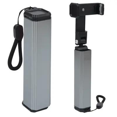Foldable Phone Stand, 360° Rotating Telescopic, Anti-Slip Pad - 10